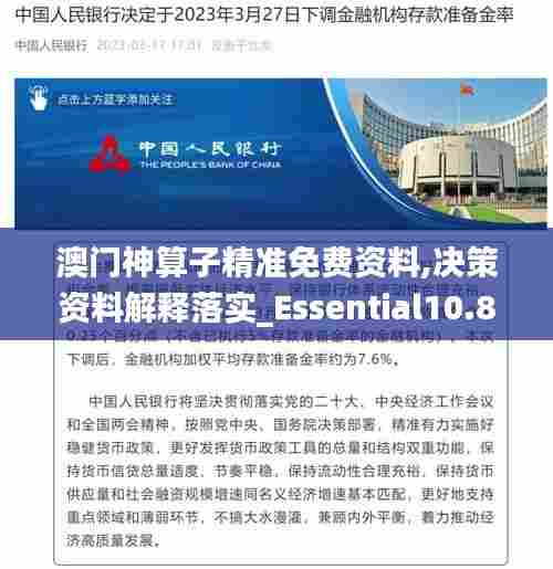 澳门神算子精准免费资料,决策资料解释落实_Essential10.879