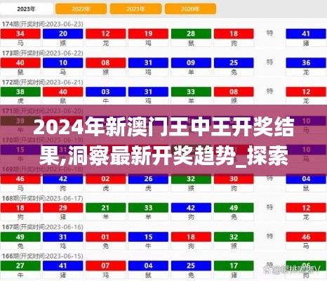 2024年新澳门王中王开奖结果,洞察最新开奖趋势_探索版6.463