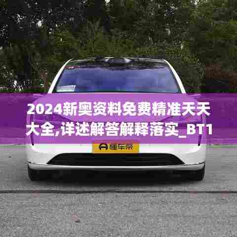 2024新奥资料免费精准天天大全,详述解答解释落实_BT1.721