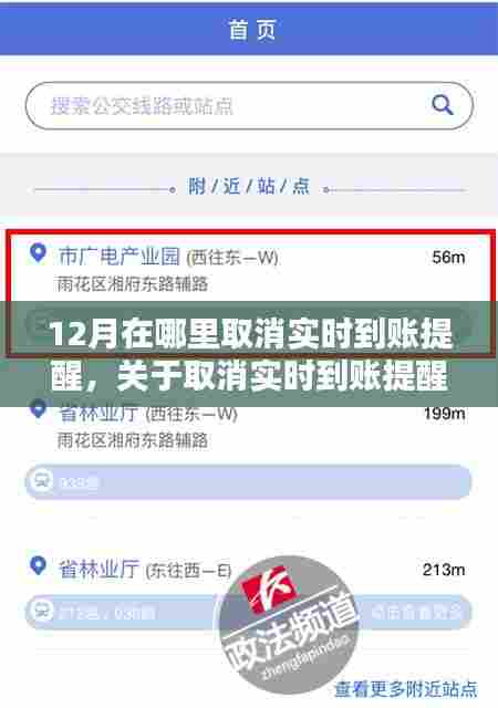 以十二月为例,如何取消实时到账提醒操作指南