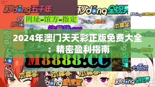 2024年澳门天天彩正版免费大全：精密盈利指南