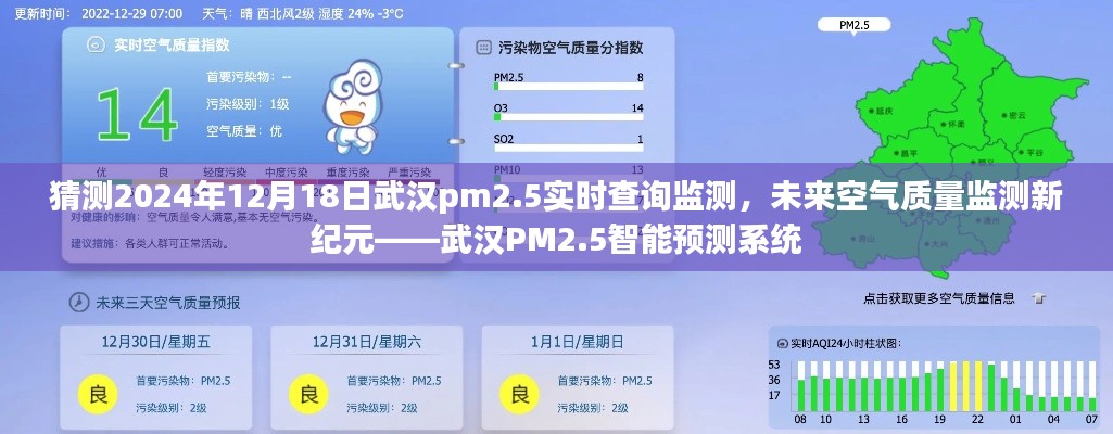 武汉PM2.5智能预测系统,开启未来空气质量监测新纪元,2024年12月18日实时查询监测