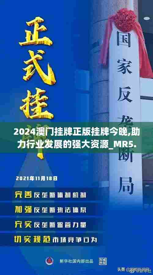 2024澳门挂牌正版挂牌今晚,助力行业发展的强大资源_MR5.122