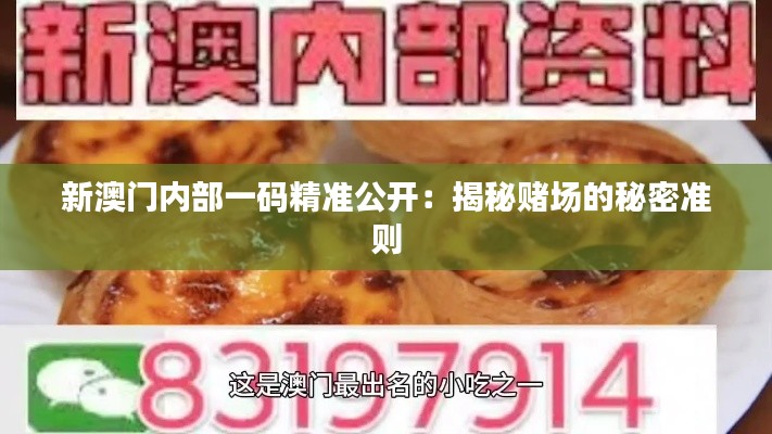 新澳门内部一码精准公开：揭秘赌场的秘密准则