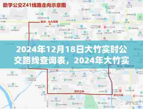 2024年大竹实时公交路线查询表使用指南，从入门到精通