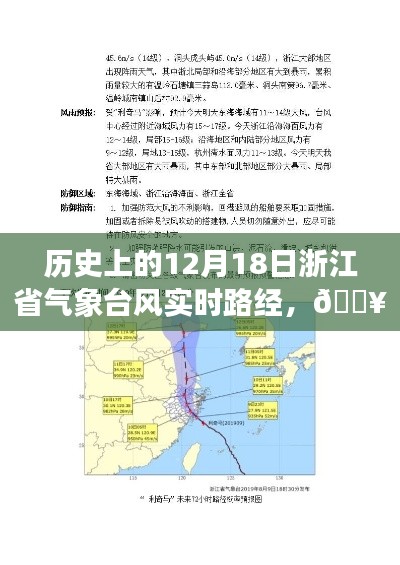 历史上的12月18日浙江省气象台风实时路经，科技重塑气象监测体验