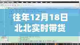 北北直播日常，十二月十八日的温暖带货数据回顾