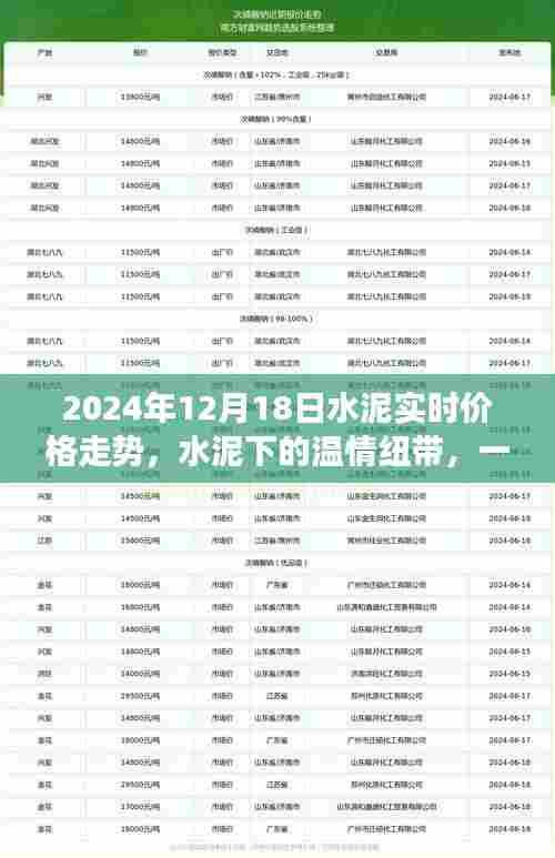 水泥温情纽带,探寻价格走势的日常之旅