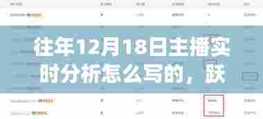 往年12月18日主播实时分析跃升之路,学习变化中的自信与成就感塑造之道。