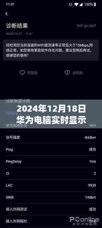 华为电脑网速实时展示,技术与自然的和谐交融之旅(2024年12月版)