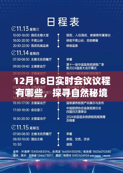 探寻自然秘境与启程心灵之旅,揭秘12月18日实时会议议程的奥秘
