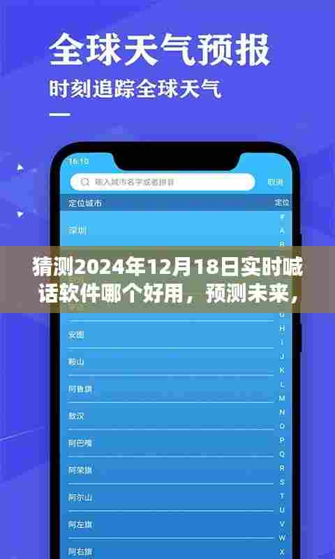 2024年实时喊话软件预测与使用指南，哪个喊话软件将成为未来首选？