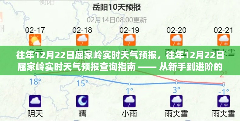 往年12月22日屈家岭天气预报详解，查询指南与全面教程