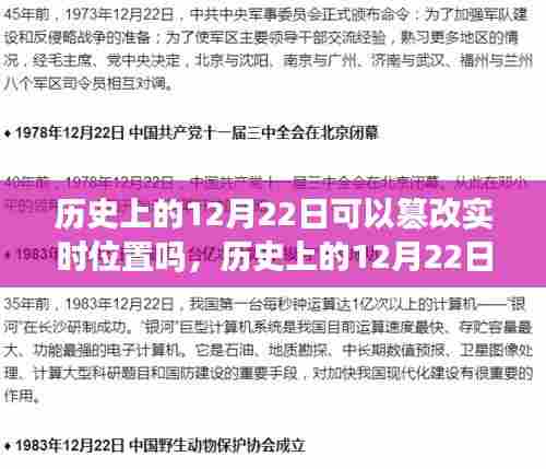 历史上的12月22日,时空边界与现实定位的挑战
