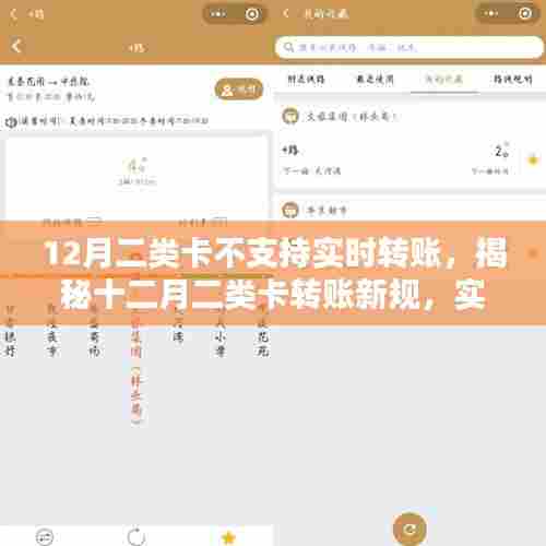 揭秘十二月二类卡新规，实时转账受限，转账须知事项全解析