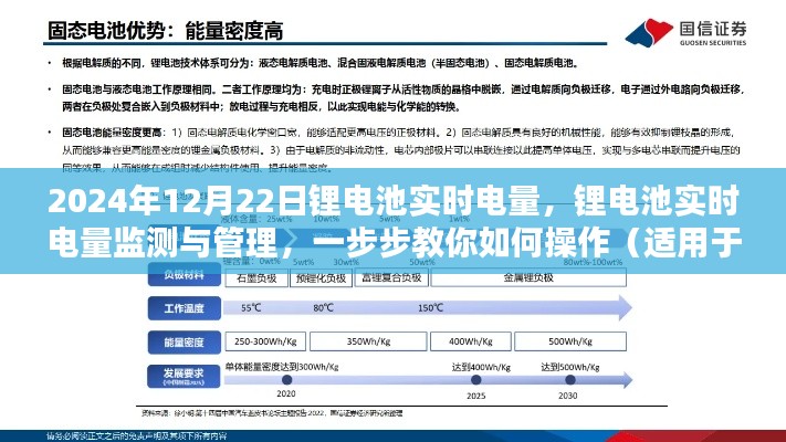 如何监测与管理锂电池实时电量，初学者与进阶用户操作指南（2024年12月22日更新）