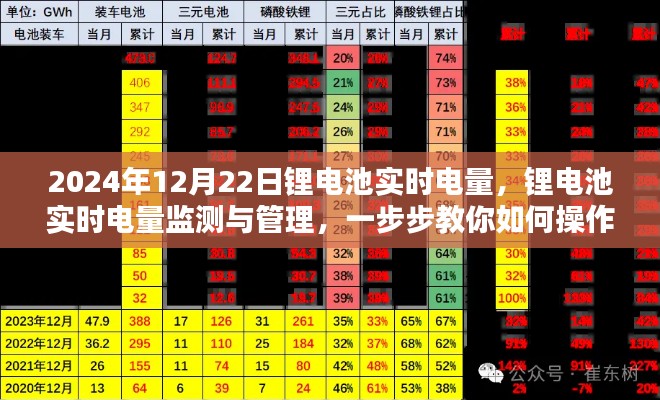 如何监测与管理锂电池实时电量,初学者与进阶用户操作指南(2024年12月22日更新)