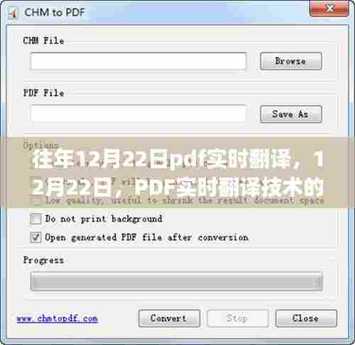PDF实时翻译技术,历史回眸与影响,12月22日回顾分析
