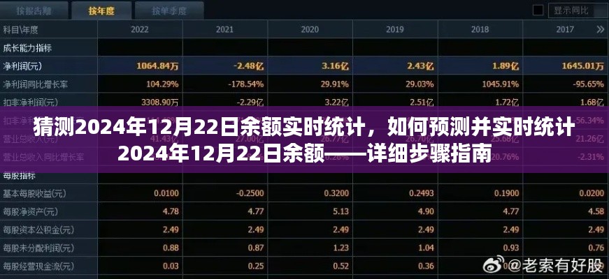 详细步骤指南，预测并实时统计2024年12月22日余额的实用指南