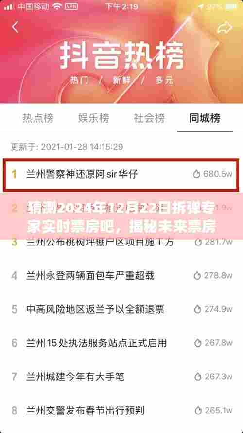 揭秘未来票房神话,拆弹专家智能预测系统引领科技观影新时代,预测拆弹专家实时票房走势(2024年12月22日)