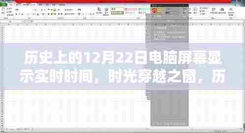 历史上的12月22日电脑屏幕实时时光呈现,新纪元的时间穿越之窗