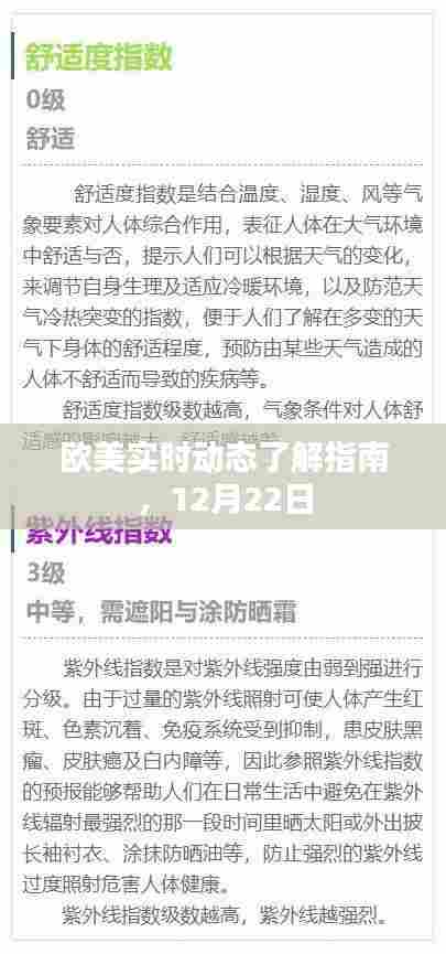 欧美最新动态指南，每日更新，掌握全球资讯