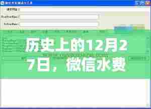 微信水费实时查询发展之路，历史回顾与12月27日里程碑