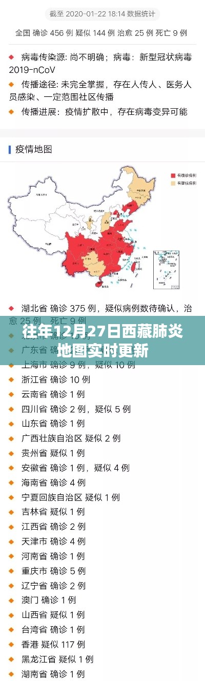 西藏肺炎地图实时更新数据(往年12月27日)
