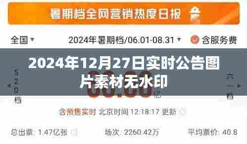 2024年12月27日最新无水印公告图片素材发布