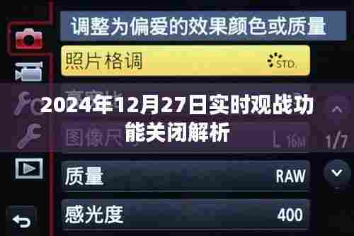 2024年观战功能关闭解析,日期背后的原因与影响
