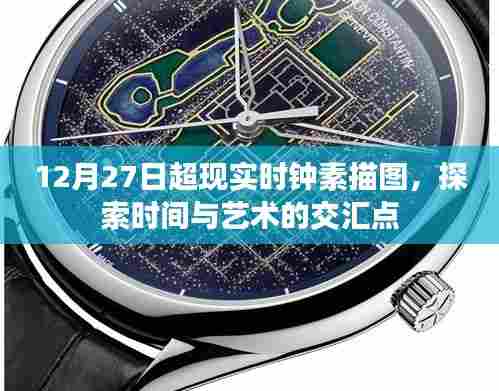 探索时间与艺术交汇点的超现实时钟素描图(12月27日)