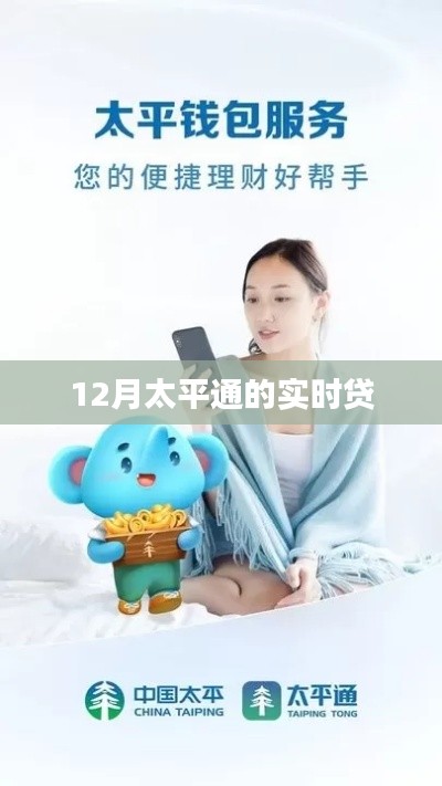 太平通实时贷,12月贷款服务详解