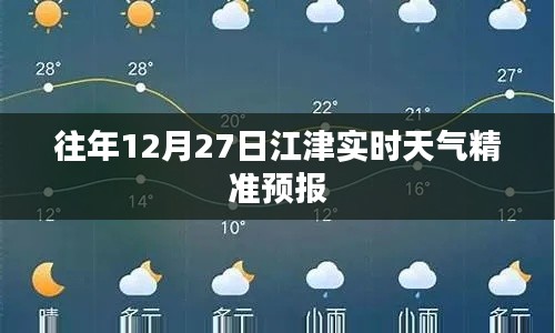 江津往年12月27日实时天气预报