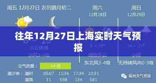 上海往年12月27日实时天气预报概览