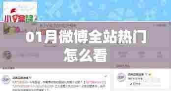 微博全站热门查看指南