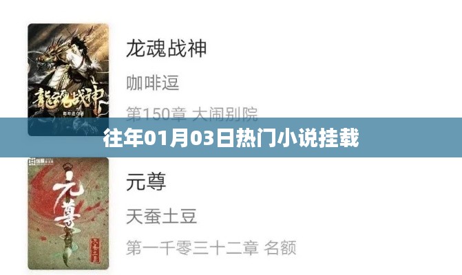 新年首周热门小说挂载回顾