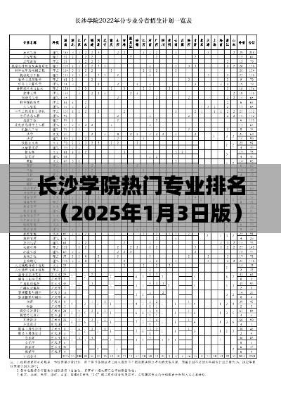 长沙学院热门专业排名榜单（最新更新）