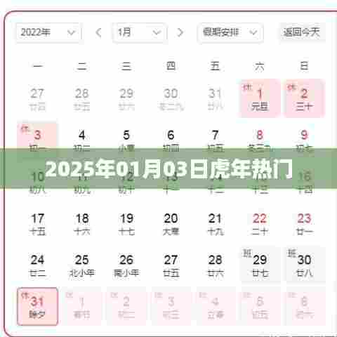 虎年热门事件一网打尽,揭秘2025年1月3日盛况