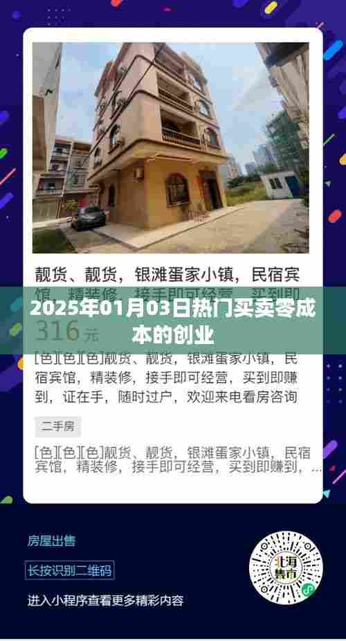 低成本创业新趋势,零成本买卖,开启财富之门