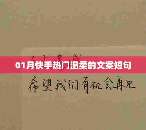 快手热门温柔文案短句精选