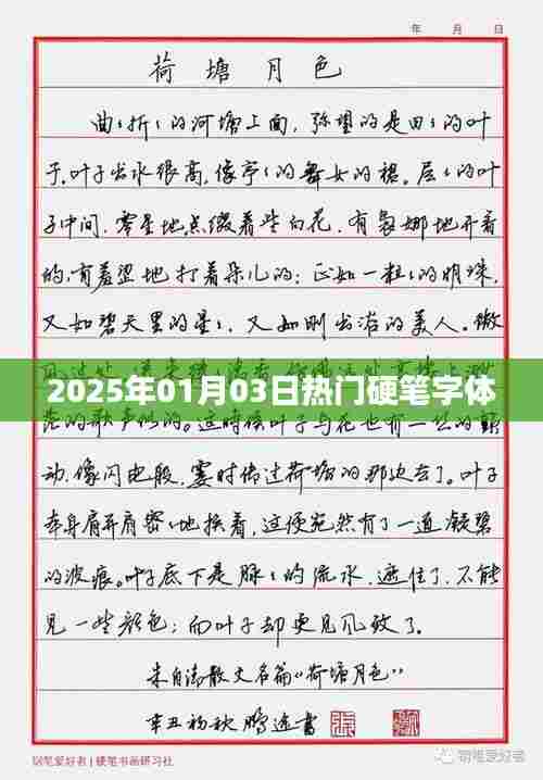 『2025年元旦硬笔字体流行趋势』