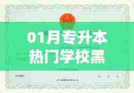 黑龙江专升本热门学校名单揭晓