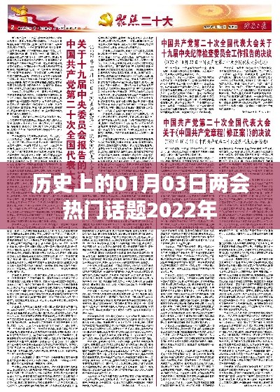 两会热门话题聚焦,历史上的今日与未来展望(2022年1月3日)