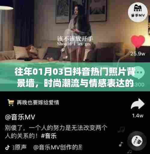 抖音热门照片背景墙,时尚潮流与情感表达融合完美