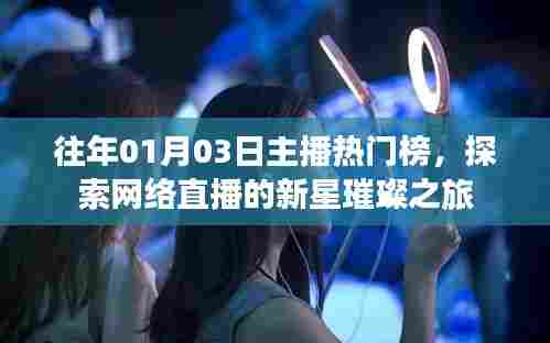 往年元旦后主播新星璀璨之旅，热门榜单揭秘