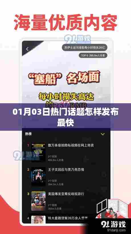 01月03日热门话题发布速度与策略