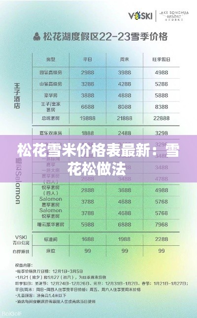 松花雪米价格表最新:雪花松做法
