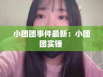 小团团事件最新:小团团实锤