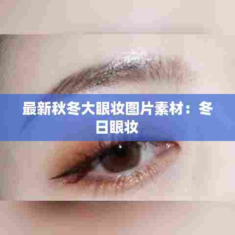最新秋冬大眼妆图片素材：冬日眼妆 