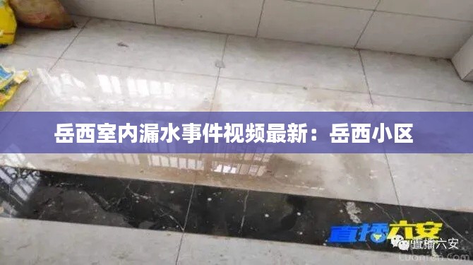 岳西室内漏水事件视频最新：岳西小区 